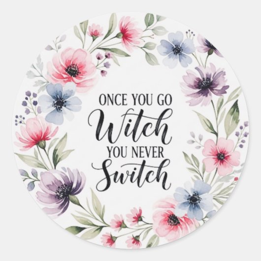 GoHexe Runder Aufkleber (Vorderseite)