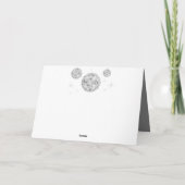 Gohic Black Gray Parco Tassino Dankeskarte (Rückseite)