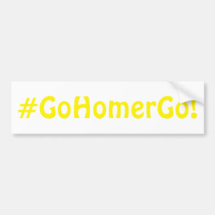 #GoHomerGo! - 2019 IBR Kommentar-Autoaufkleber Autoaufkleber
