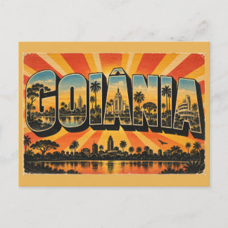 Goiânia GO Art Deco Stadt Stadtwald Kunst Postkarte