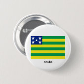 Goiás, Brasilien-Flagge Button (Vorne & Hinten)