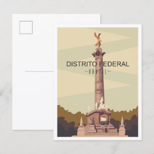 Goiás Brasilien Kunst Vintage Reiseillustration Postkarte