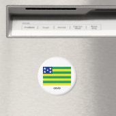Goiás, Flagge Brasiliens Magnet (In Situ (Geschirrspüler))
