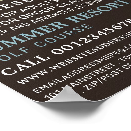 GoIf-Lektion-Werbung Poster (Ecke)