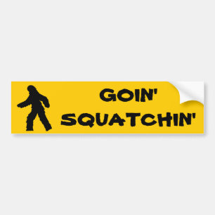 Goin Squatchin Autoaufkleber