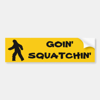 Goin Squatchin Autoaufkleber