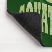 Goin Squatchin? Text & grüne Camouflage Mousepad (Ecke)