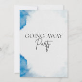 Going Away Party Invitation Printable Template Einladung (Rückseite)
