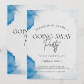 Going Away Party Invitation Printable Template Einladung (Vorne/Hinten)