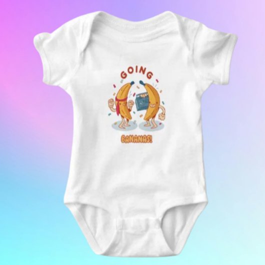 Going Bananas Baby Bodysuit Strampler