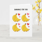 Going Bananas For You Card Karte (Gelbe Blume)