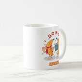 Going Bananas Spaß Klassischer Becher Kaffeetasse (VorderseiteRechts)