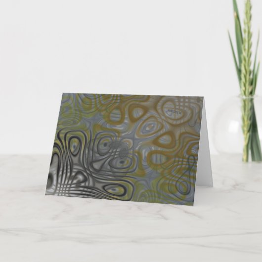 Going Bonkers Gold Grußkarte Karte (Vorderseite)