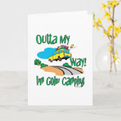 Going Camping Karte (Gelbe Blume)