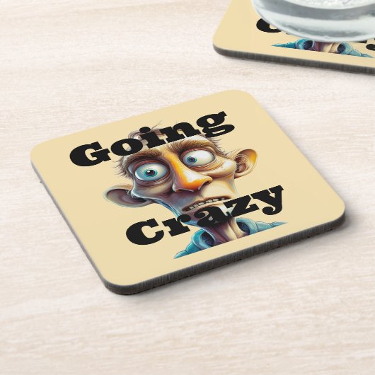 Going Crazy Beverage Coaster Getränkeuntersetzer (Linke Seite)