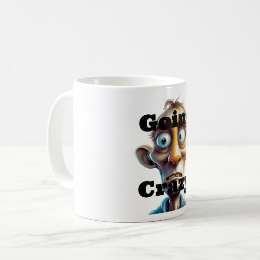 Going Crazy Coffee Tasse (Vorderseite Links)