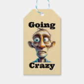 Going Crazy Gift Tag Geschenkanhänger (Vorderseite)