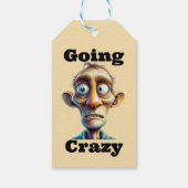 Going Crazy Gift Tag Geschenkanhänger (Rückseite)