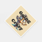 Going Crazy Paper Napkin Serviette (Ecke)