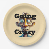 Going Crazy Paper Plate Pappteller (Vorderseite)