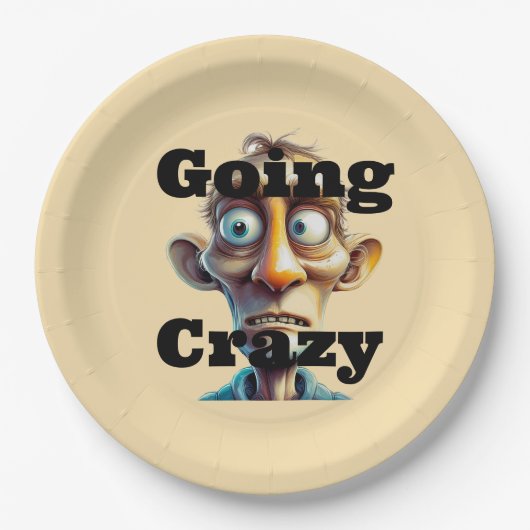 Going Crazy Paper Plate Pappteller (Vorderseite)