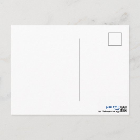 "Going for the gold" Motivation Affirmation Postkarte (Rückseite)