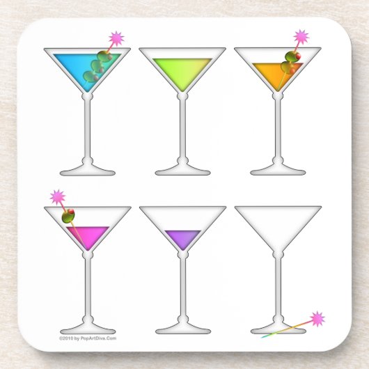 Going, Going, Gone - Verschwinden Martini Cork Coa Untersetzer (Vorderseite)
