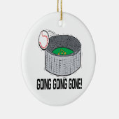 Going Gone Keramikornament (Rechts)