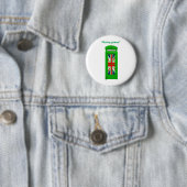 "Going Green" Londoner Telefonbox Button (Beispiel)