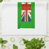 "Going Green" Londoner Telefonbox Handtuch (Gefaltet)