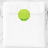 Going Green: Vielen Dank, Umschlag Aufkleber (Tasche)