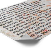 Going Rogue Gedicht drucken Poster (Ecke)