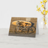 'Going Surfing' - Sagami Bay, Japan Postcard Karte (Gelbe Blume)