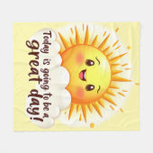 Going to be a Great Day Fleecedecke (Vorderseite (Horizontal))
