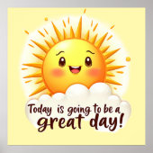 Going to be a Great Day Poster (Vorne)
