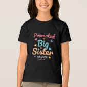 Going To Be Big Sister 2026 Sweet Sibling Reveal Tri-Blend Shirt (Vorderseite)