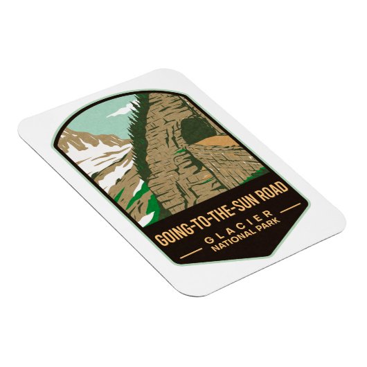 Going-to-the-Sun Road Glacier National Park Magnet (Rechte Seite)