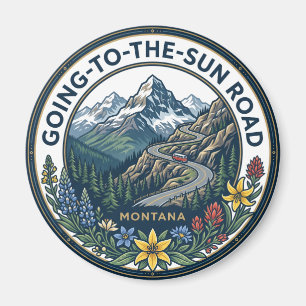Going-to-the-Sun Road Montana Magnet