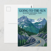 Going-to-the-Sun-Straße USA Postkarte (Vorne/Hinten)