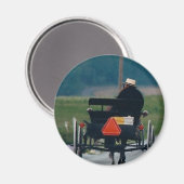 GOING ZUHAUSE AMISH MAN MAGNET (Vorderseite/Rückseite)