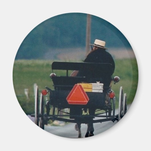 GOING ZUHAUSE AMISH MAN MAGNET (Vorne)