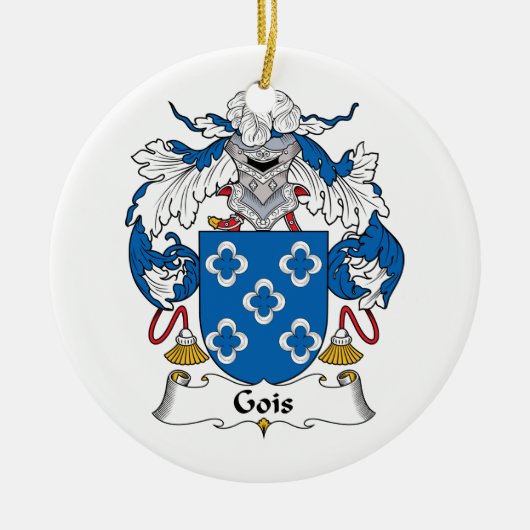 Gois Familienwappen Keramikornament (Vorne)