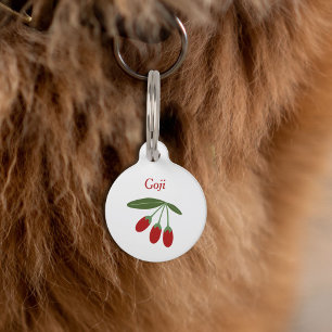 Goji Berries Pet Tag Haustiermarke