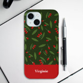Goji Pattern iPhone 15 Hülle