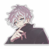 Gojo Satoru Aufkleber (Vorderseite)