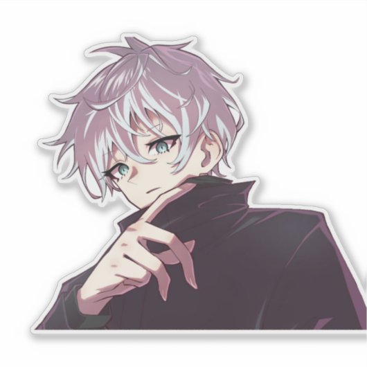 Gojo Satoru Aufkleber (Vorderseite)