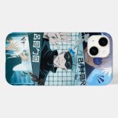 "Gojo Satoru Cool Vibes – Anime Aesthetic Phone Ca Case-Mate iPhone Hülle (Rückseite (Horizontal))