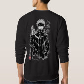 👁Gojo Satoru Infinity Hand Sweatshirt – Limitless (Rückseite)