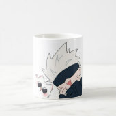 "Gojo Satoru mit Adorable Cat Tasse" Kaffeetasse (Mittel)