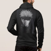 “Gojo Satoru Streetwear hoodies – Black Anime Tee (Rückseite)
